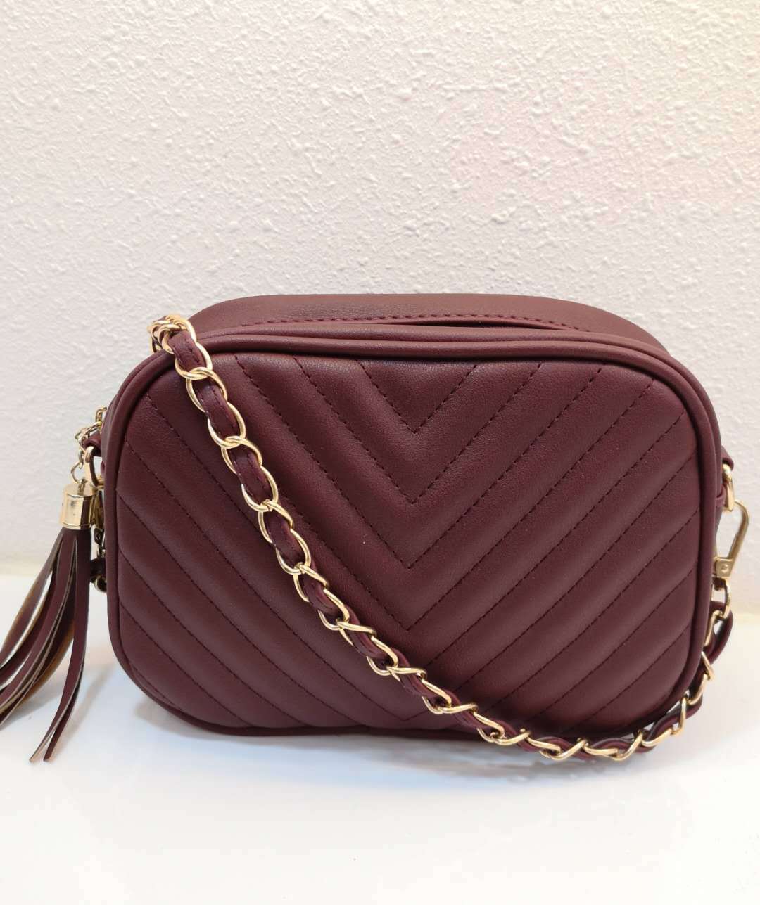 ANRMVS Cross-Border Bag Female New Fashion Casual Chain Bag Embroidered Crossbody Bag Tassel Shoulder Bag Female