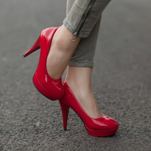 ANTMVS EBay Wish Professional High Heels Chunky Heel Women's Pumps Foreign Trade plus Size Women's Shoes