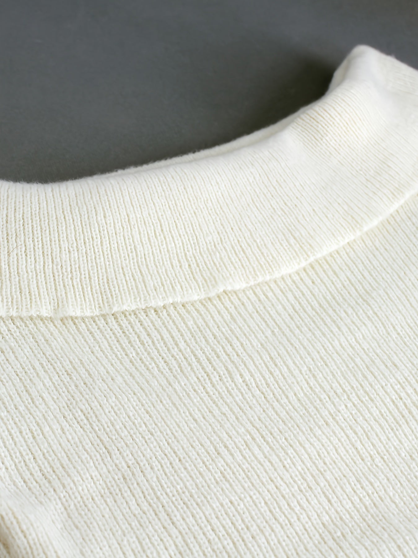 Antmvs Solid Off-shoulder Knit Dress, Elegant Long Sleeve Dress For Fall & Winter, Women's Clothing