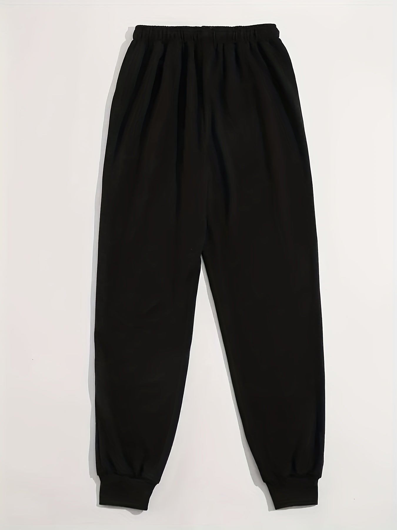 Antmvs Hearts Print Jogger Pants, Drawstring Waist Casual Sports Sweatpants, Women's Clothing