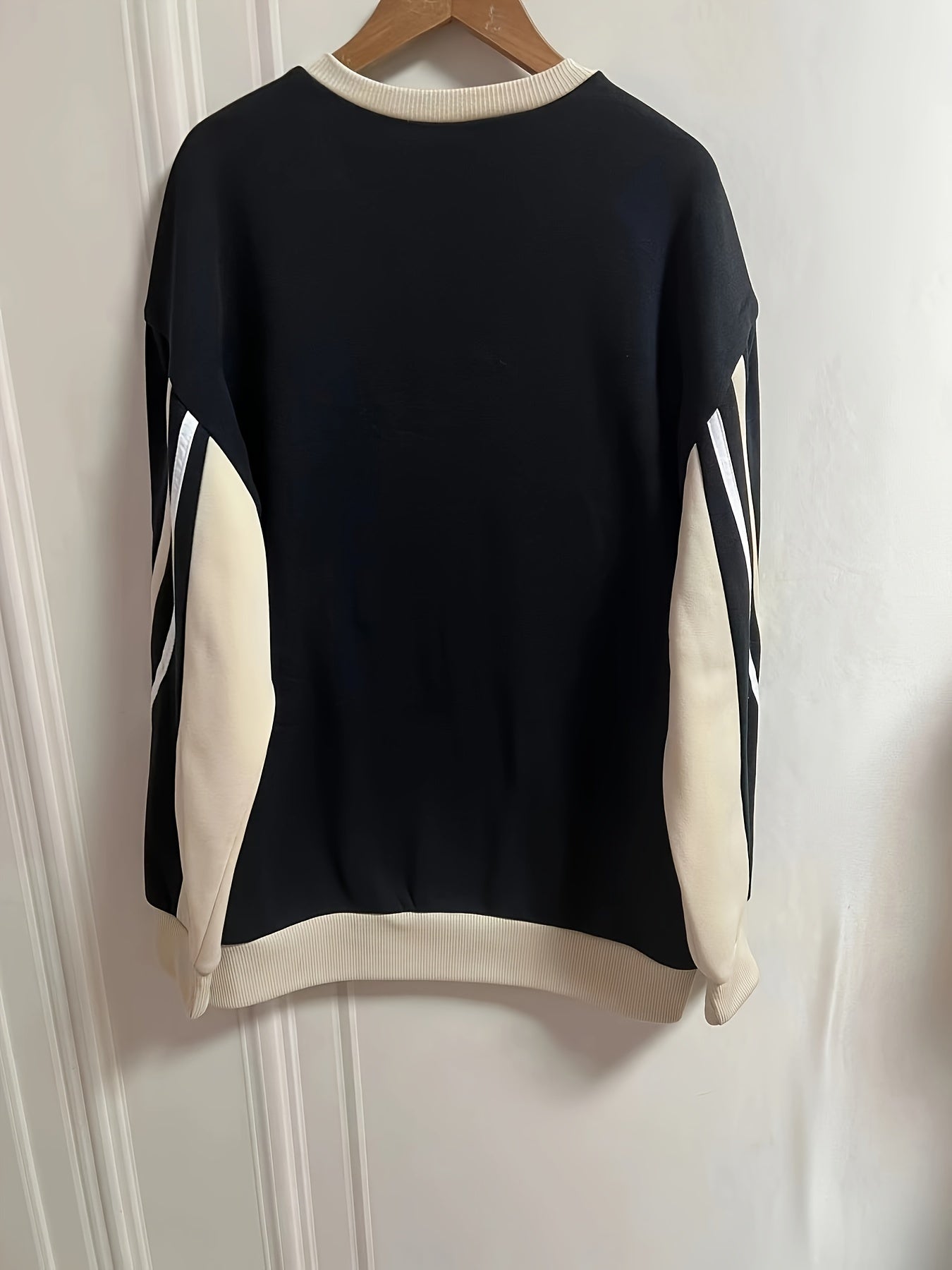 Antmvs Y2K Streetwear Sweatshirt, Casual Raglan Sleeve Crew Neck Sweatshirt For Fall & Winter, Women's Clothing