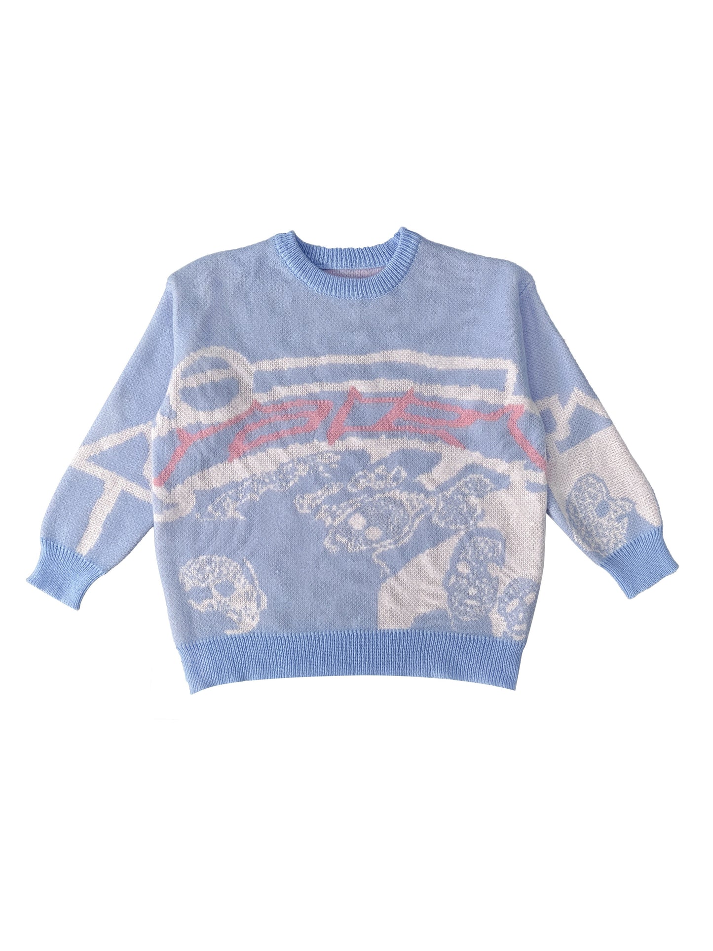 Antmvs Y2K Long Sleeve Sweater, Loose Casual Sweater For Spring & Fall, Women's Clothing