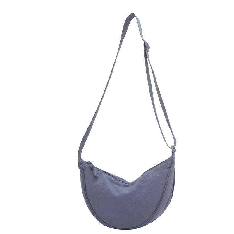 ANRMVS UJIA Dumpling Bag Crossbody Bag Cash Fashion Trend Underarm Bag Shoulder Bag Nylon Cloth Internet Hot