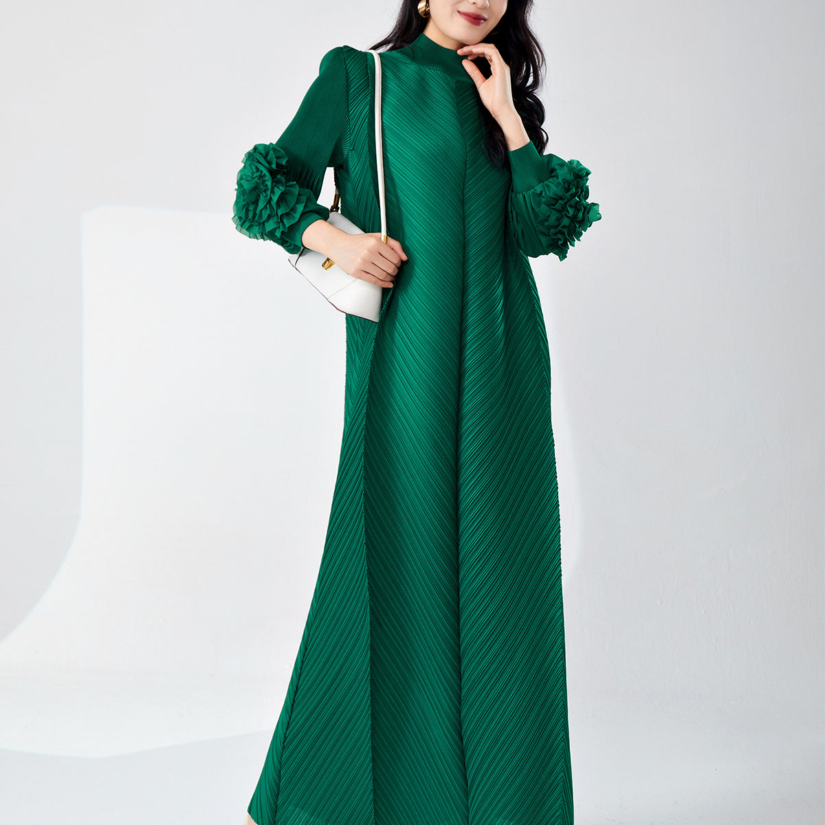 2025 Hot trade Middle East long dress temperament elegant party dress skirt high sense loose large size fashion dress