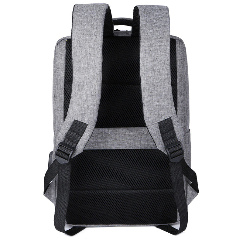 New Cross-Border Business Computer Backpack Upgrade Backpack Air Cushion Backpack Printable Logo Large Capacity Waterproof Rucksack