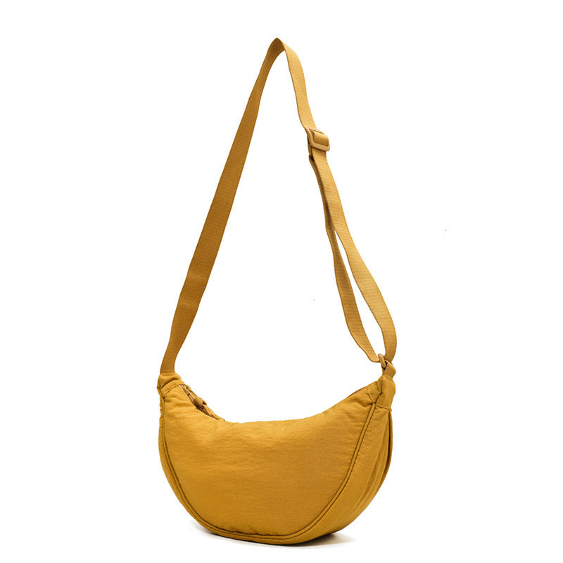 ANRMVS UJIA Dumpling Bag Crossbody Bag Cash Fashion Trend Underarm Bag Shoulder Bag Nylon Cloth Internet Hot