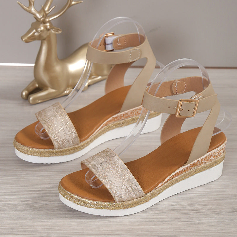 Antmvs Basic Strap Espadrille Sandals