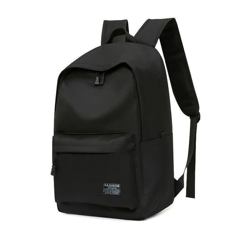 Cross-Border Large Capacity Casual Simple Oxford Cloth Backpack Korean Style Backpack Middle School Student Travel Laptop Bag