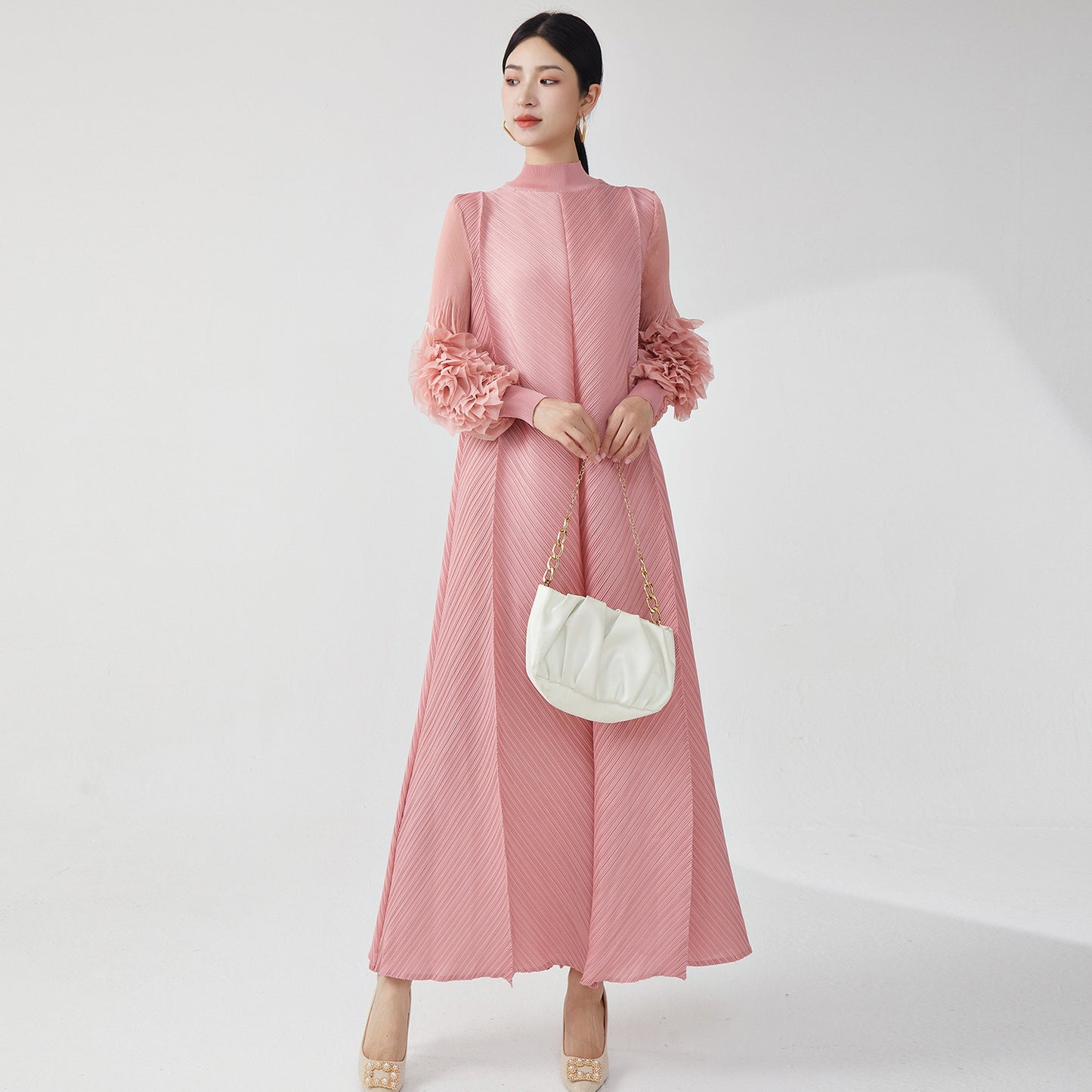 2025 Hot trade dress long dress high sense hot sale women's clothing high sense loose large size temperament elegant dress dress
