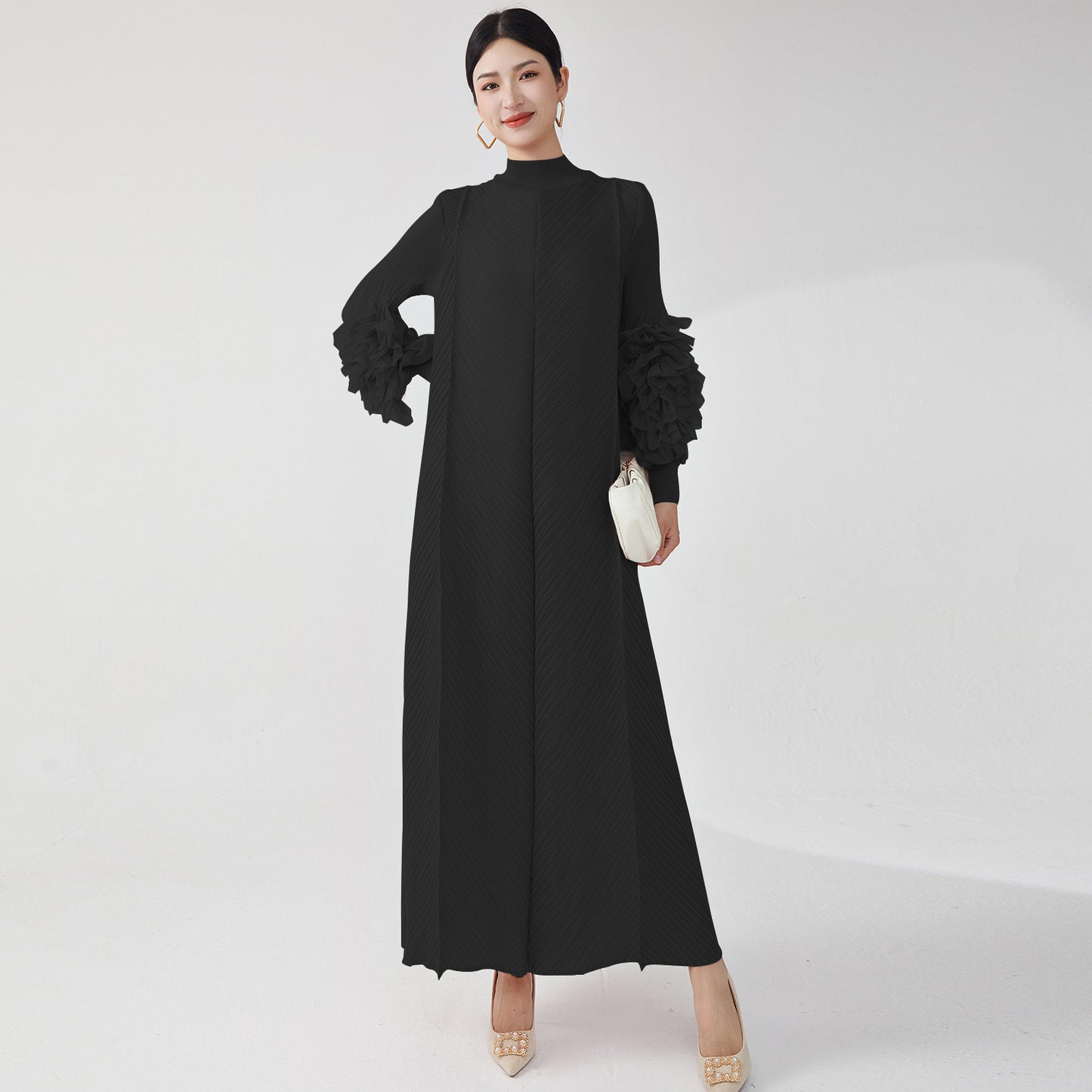 2025 Hot trade dress long dress high sense hot sale women's clothing high sense loose large size temperament elegant dress dress