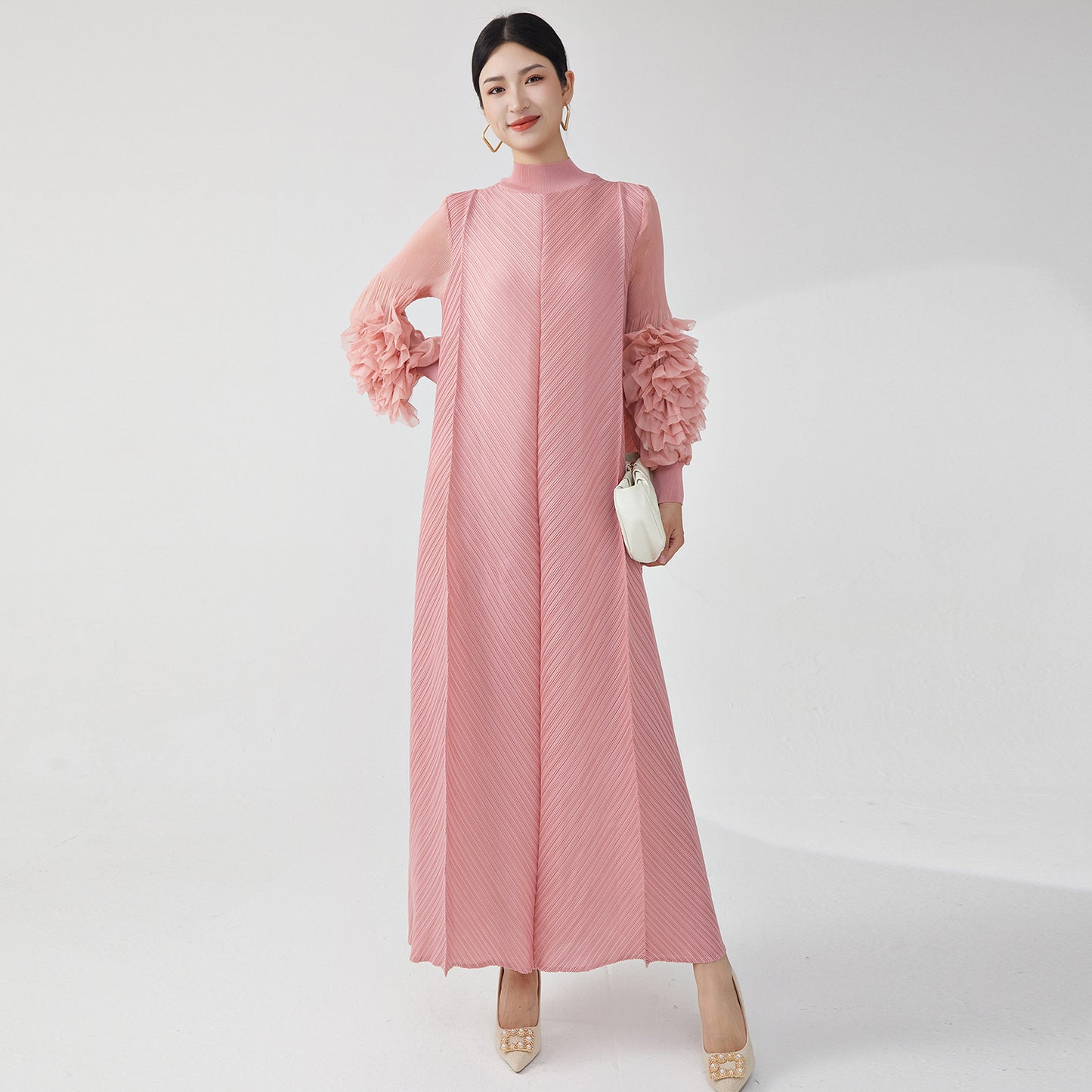 2025 Hot trade dress long dress high sense hot sale women's clothing high sense loose large size temperament elegant dress dress