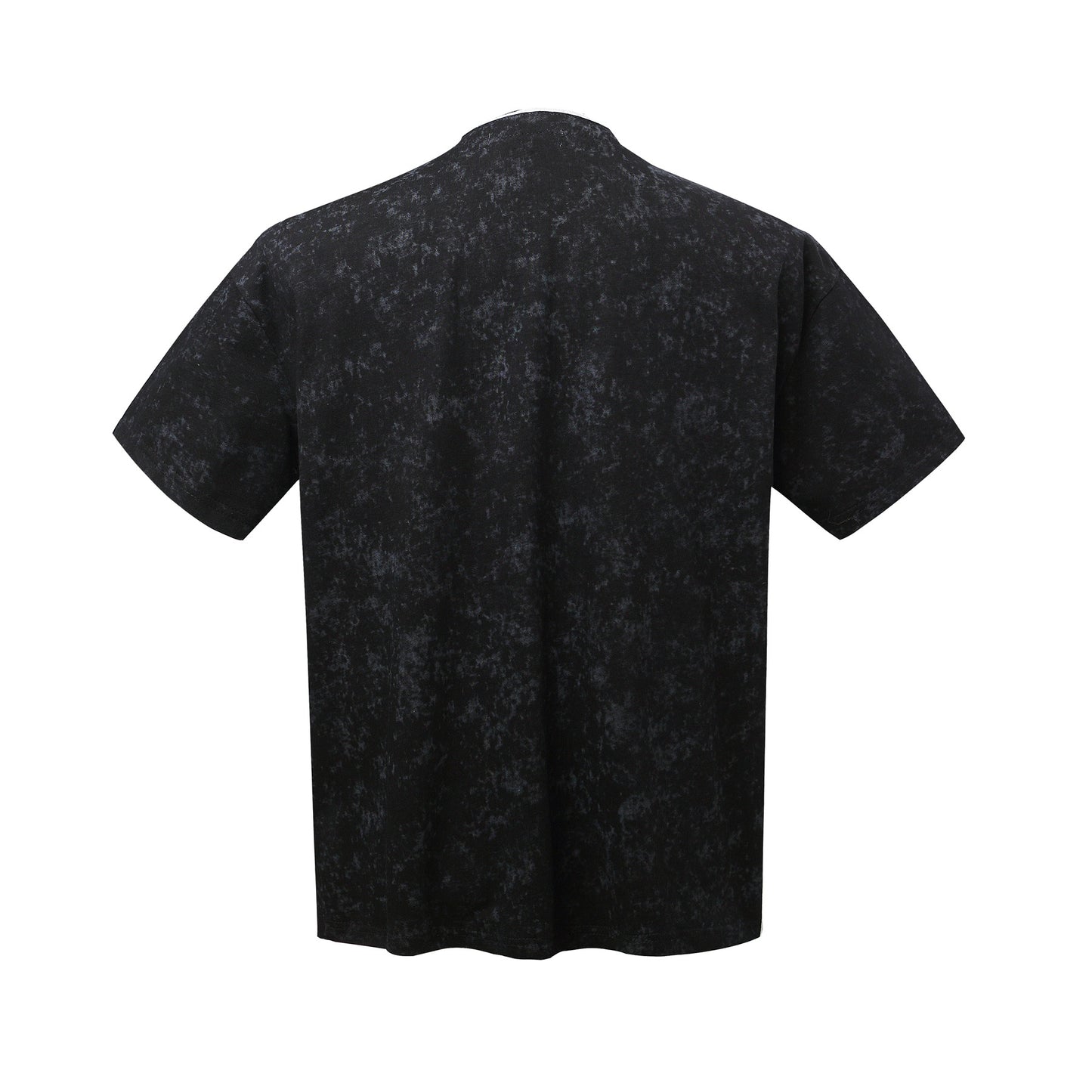 2025 K67 2025n Street Neutral Ruby Deconstruction High Sense Men's Short and Wide Fake Two-piece Design Short Sleeve T-Shirt