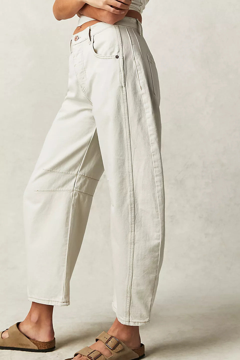 2025 New Best Seller in Europe and America Fashion Casual Wide Leg Loose Jeans Women's Mid-Low Waist Washed Denim