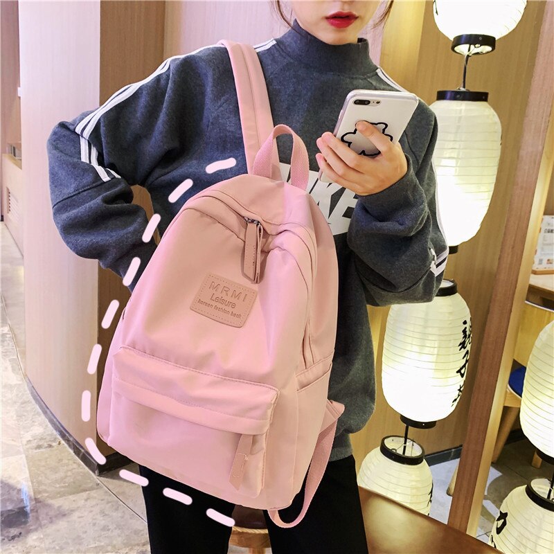 Antmvs Antmvs Women Backpack Cute Design Schoolbag Female Student Teenage Girl Pink Casual Woman Travel College Style Bookbag