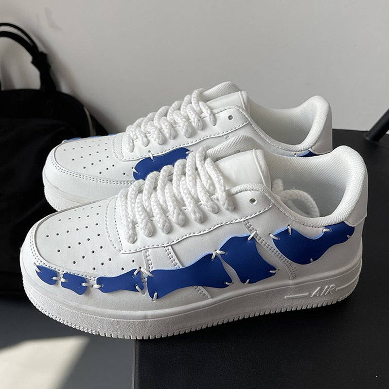 Black Friday Antmvs White Sneakers Women Vulcanized Shoes Fashion Women's Flat Shoes Luxury Couple Sport Shoes Light Comfort Ladies Walking Shoes