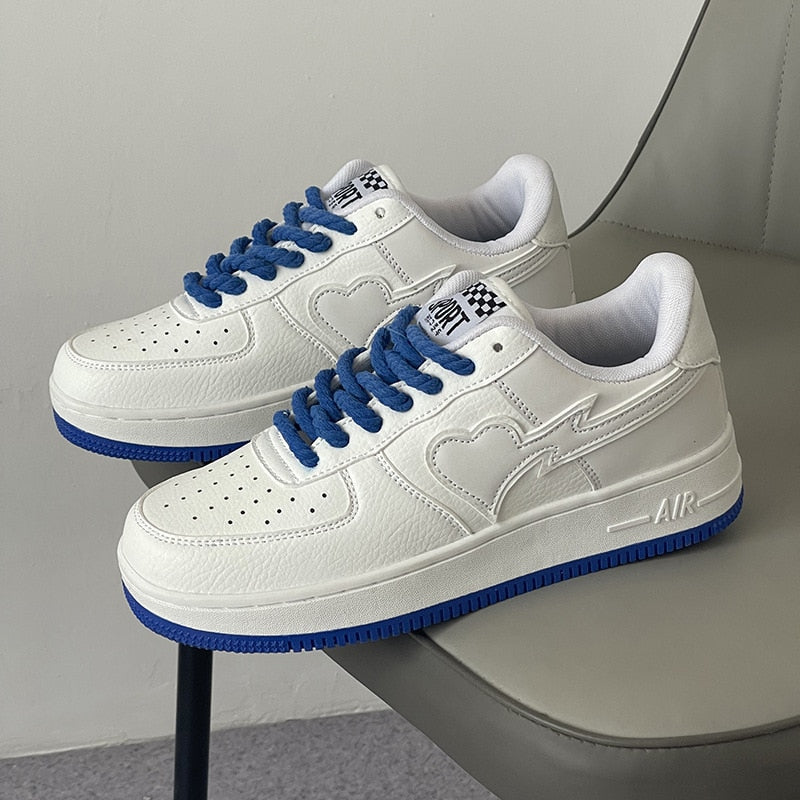 Antmvs Black Friday Antmvs Lace Up Fashion Sneakers Women Zapatillas Mujer Light Flat Shoes Couple Outdoor Running Shoes For Women Vulcanized Shoes