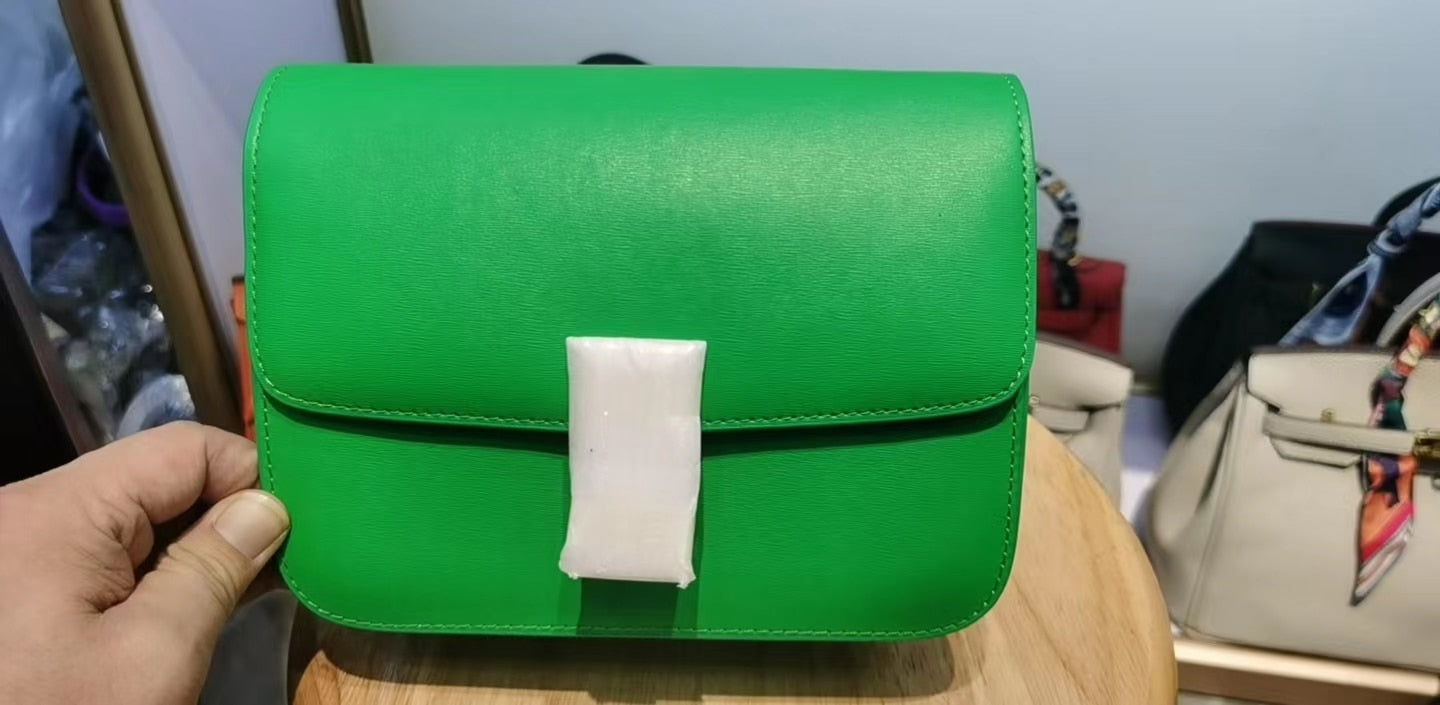 Antmvs Antmvs Women’s Genuine Leather Shoulder Bag Trend Brand Small Square Bags Luxury Designer Handbag Fashion Messenger BagsTofu Bags