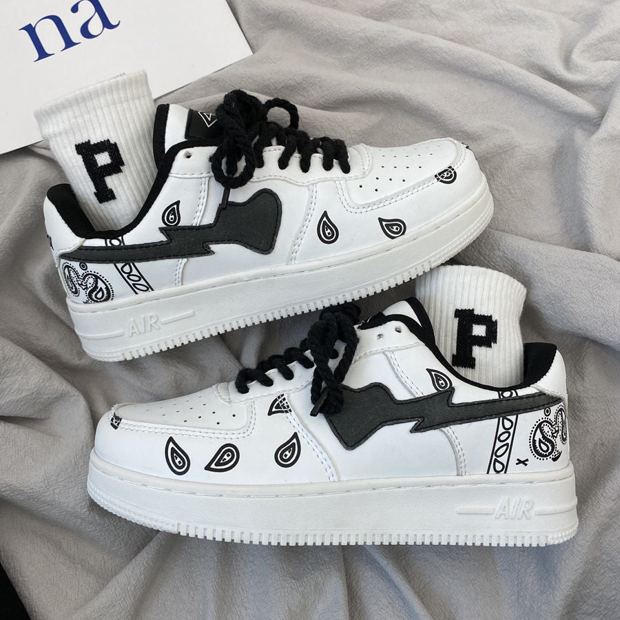 Black Friday Antmvs White Sneakers Women Vulcanized Shoes Fashion Women's Flat Shoes Luxury Couple Sport Shoes Light Comfort Ladies Walking Shoes