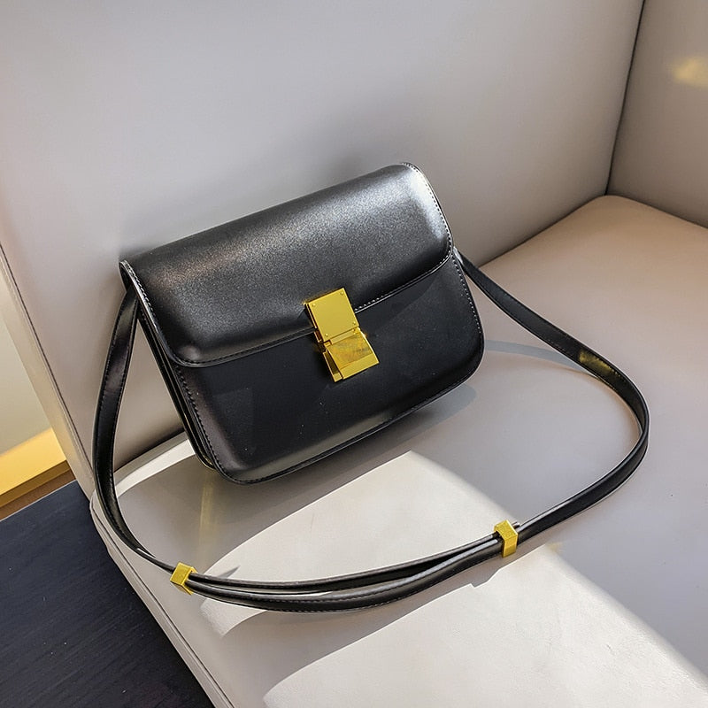 Antmvs Antmvs Women’s Genuine Leather Shoulder Bag Trend Brand Small Square Bags Luxury Designer Handbag Fashion Messenger BagsTofu Bags