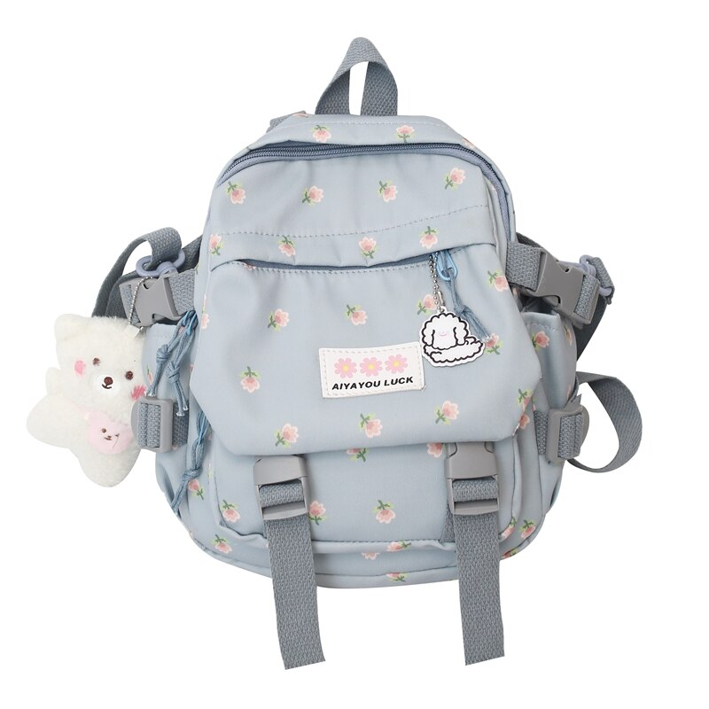 Antmvs Antmvs Small Women's Backpack Girl Schoolbag Fashion Nylon Travel Backpack Girls' Harajuku Style Casual Schoolbag Mini Backpack Mochila