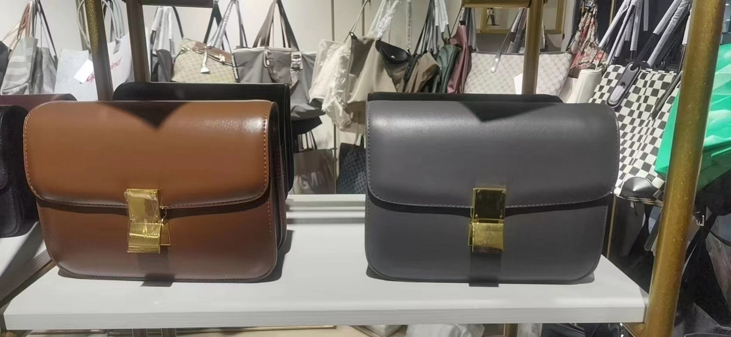Antmvs Antmvs Women’s Genuine Leather Shoulder Bag Trend Brand Small Square Bags Luxury Designer Handbag Fashion Messenger BagsTofu Bags