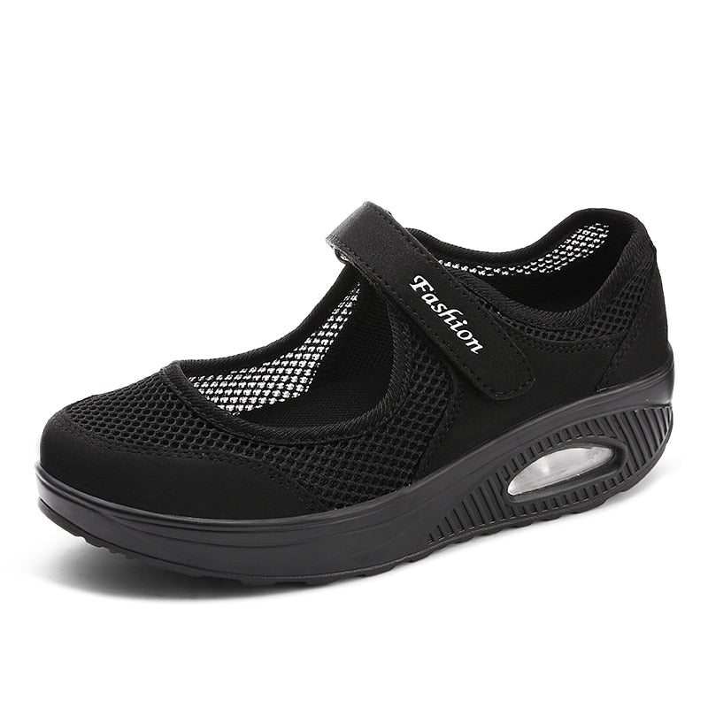 Antmvs Woman Fashion Casual Women Sneakers Soft Women Vulcanize Sneakers Shoes Mesh Sneakers Off White Air Shoes Canvas Wedges Shoes
