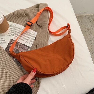 Antmvs Antmvs Solid Color Chest Bag For Women Large Capacity Travel Crossbody Female Half Moon Belt Bag Ladies Daily Street Fanny Packs