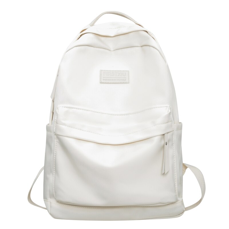 Antmvs Antmvs Fashion Nylon Anti-Theft Backpack Fashion Women Backpack Pure Color Cute School Bag for Teenage Girls Travel Shoulder Backbag