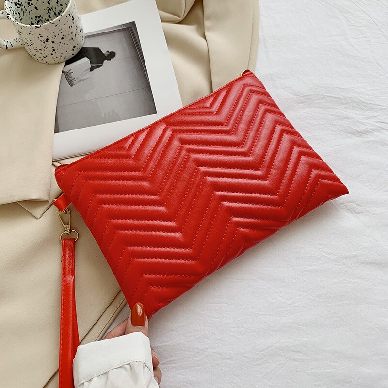 Antmvs Antmvs Popular wave bag female new fashion net red versatile leisure high-grade feeling small square bag with envelope in hand