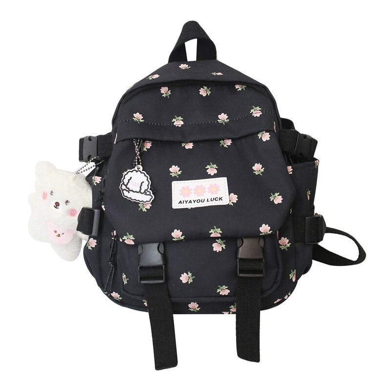 Antmvs Antmvs Small Women's Backpack Girl Schoolbag Fashion Nylon Travel Backpack Girls' Harajuku Style Casual Schoolbag Mini Backpack Mochila
