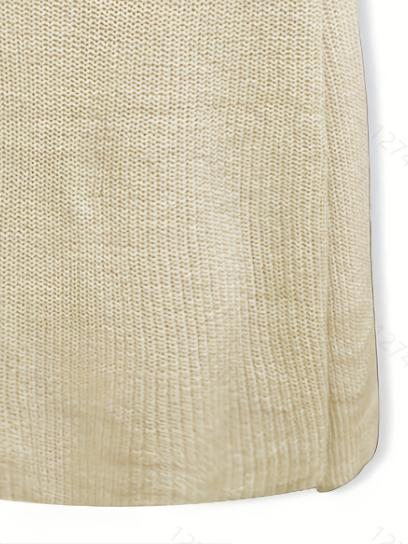 Antmvs Plus Size Casual Sweater, Women's Plus Solid Long Sleeve V Neck High Stretch Sweater