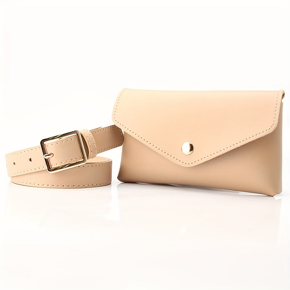 Stylish Waist Bags Women Leather PU Adjustable Waist Bags Waist Bags Wallets Phone Bags Women Work Bags for Sports Hiking Run