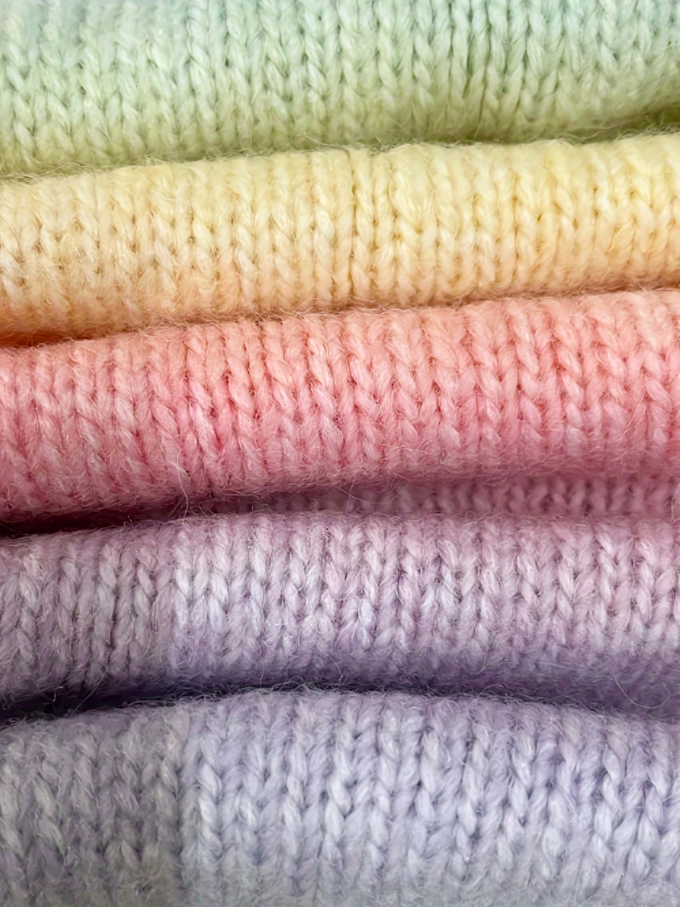 Antmvs Colorful Gradient Knit Cardigan, Casual Open Front Long Sleeve Sweater, Women's Clothing