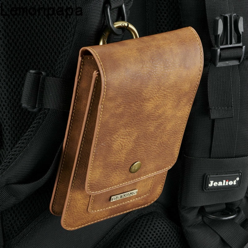 Antmvs Universal Phone Bag for Samsung S20 Ultra S10 Plus A51 A71 Men's Outdoor Belt Bag Phone Case for IPhone 12 11 Pro Huawei P40