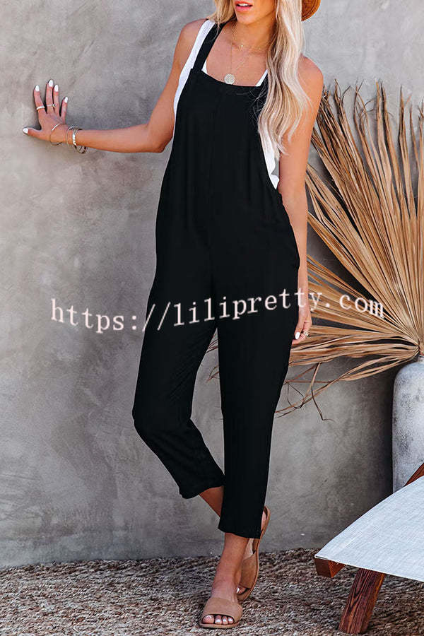 Antmvs Palmer Pocketed Overalls Jumpsuit