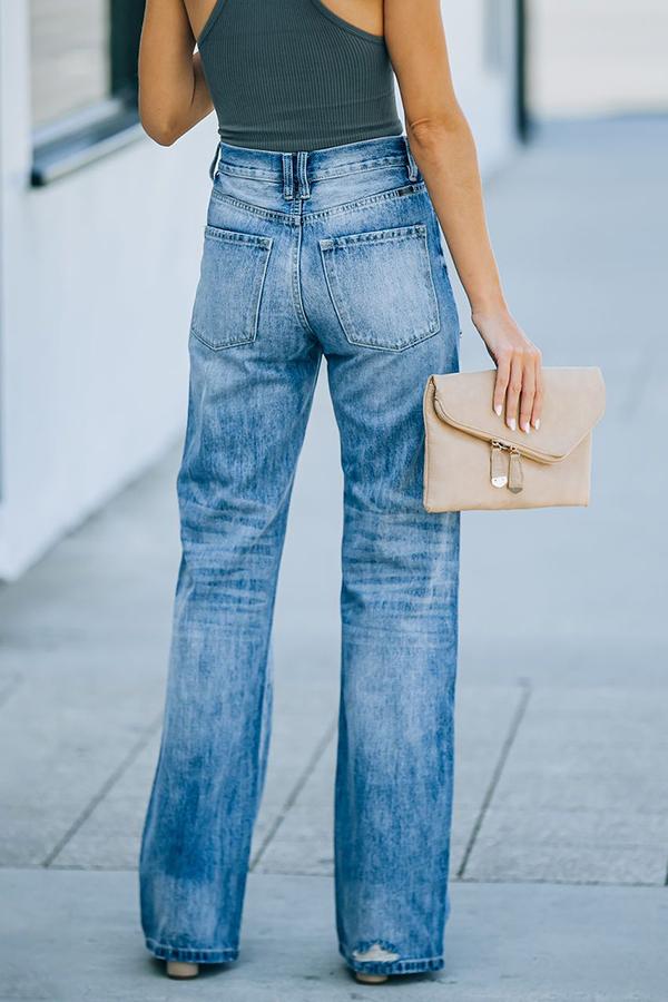 Antmvs Allan High Rise Distressed 90’s Flare Jeans