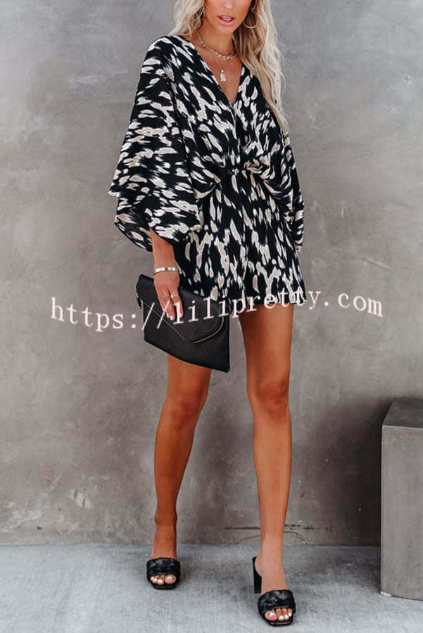Antmvs On The Lookout Linden Printed Kimono Romper