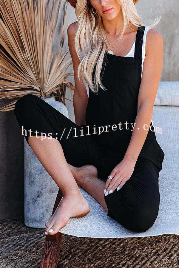 Antmvs Palmer Pocketed Overalls Jumpsuit
