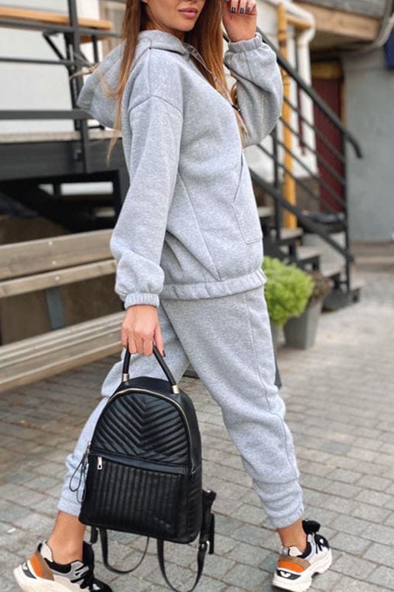 Antmvs Casual Hoodie Two Piece Sets