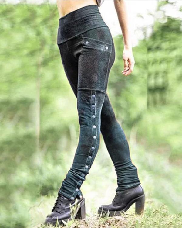 Antmvs Five colors Casual Cotton-Blend Pants