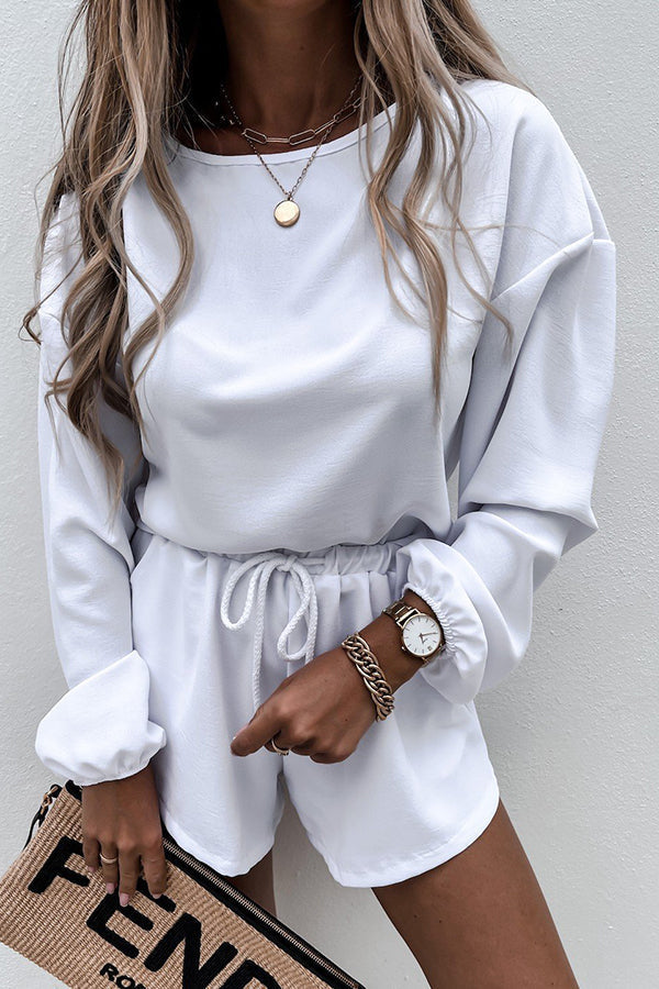 Antmvs Best on The West Pocketed High Rise Shorts Set