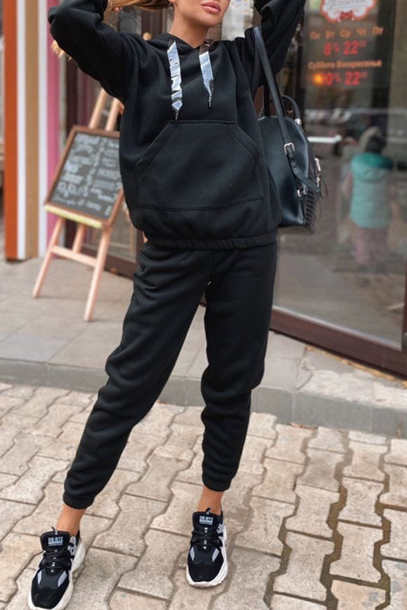 Antmvs Casual Hoodie Two Piece Sets