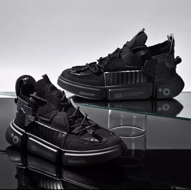antmvs Men Sport Shoes Thick Bottom Sneakers Men Casual Shoes Lightweight Platform Shoes Soft Breathable Brand Running Shoes