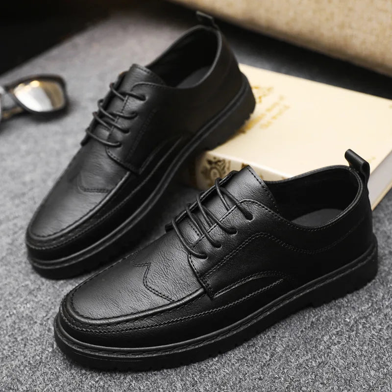 antmvs-Spring New Bullock Men Classic Business Formal Shoes Men Oxford Shoes Men Dress Shoes Business Formal Shoes Man
