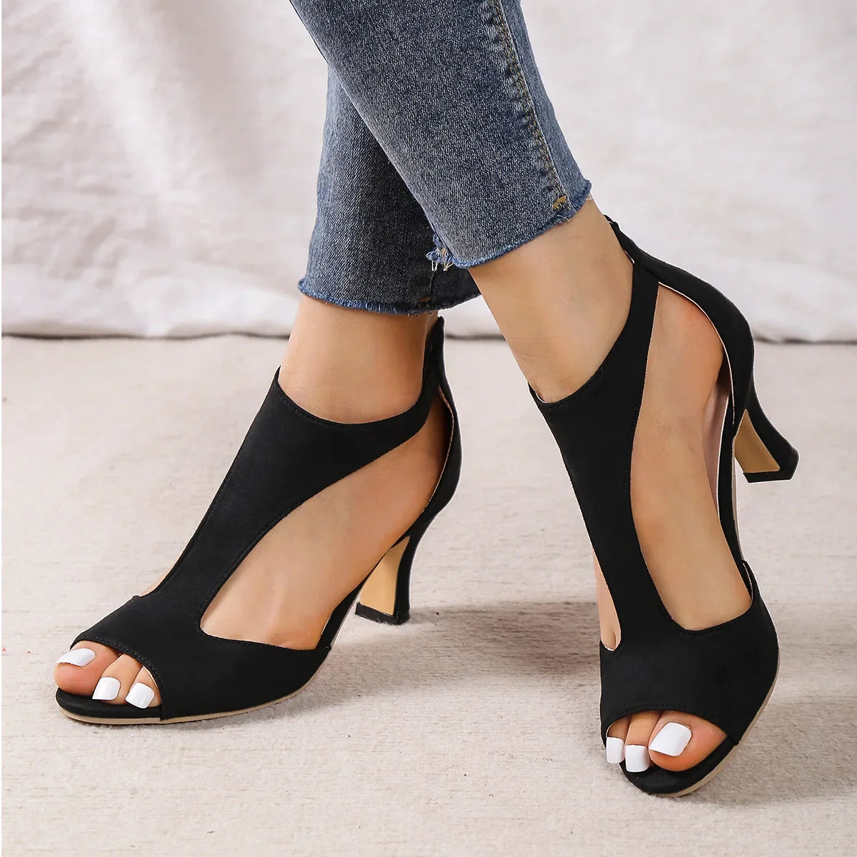 antmvs-Performance Latin Dance Shoes for Women High Heel 6cm Wedding Party Ballroom Rubber Sole Sexy Sandals fall Free Shipping