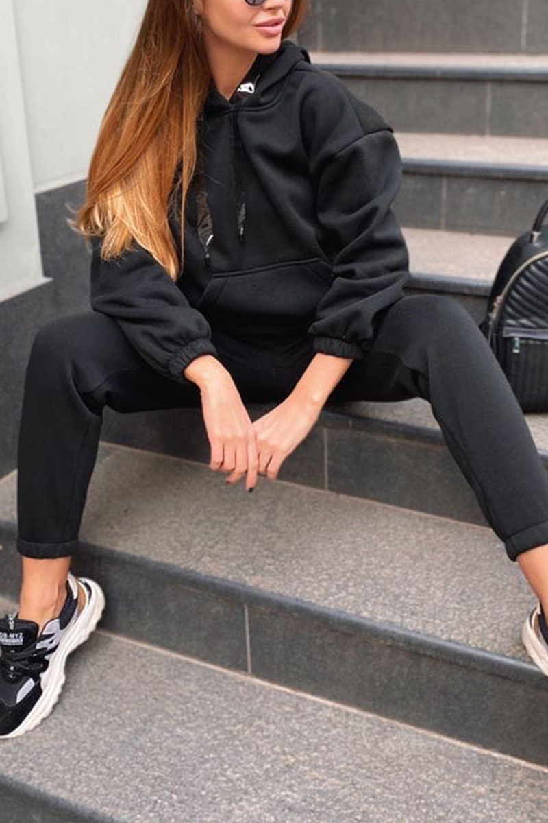 Antmvs Casual Hoodie Two Piece Sets