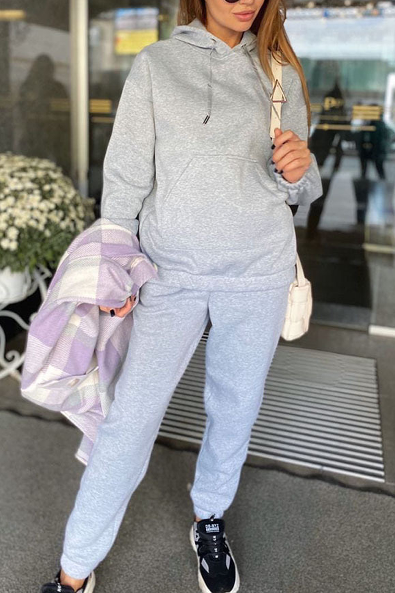 Antmvs Casual Hoodie Two Piece Sets