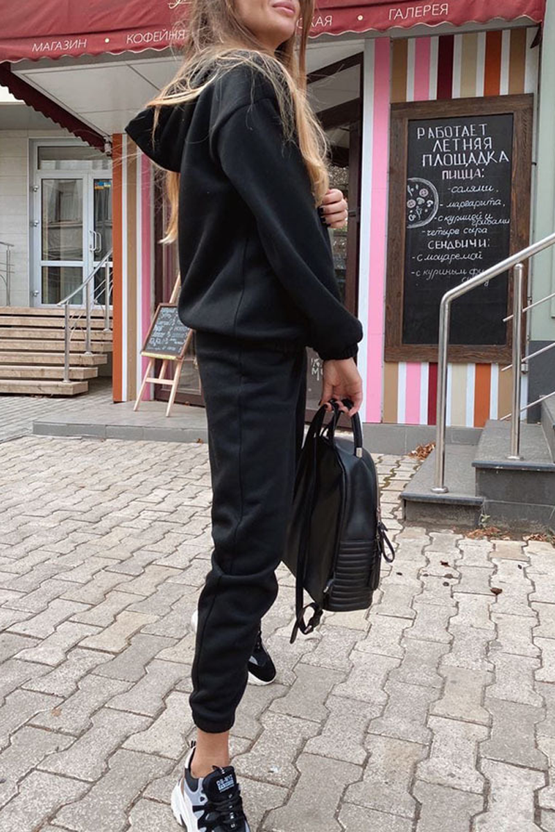 Antmvs Casual Hoodie Two Piece Sets
