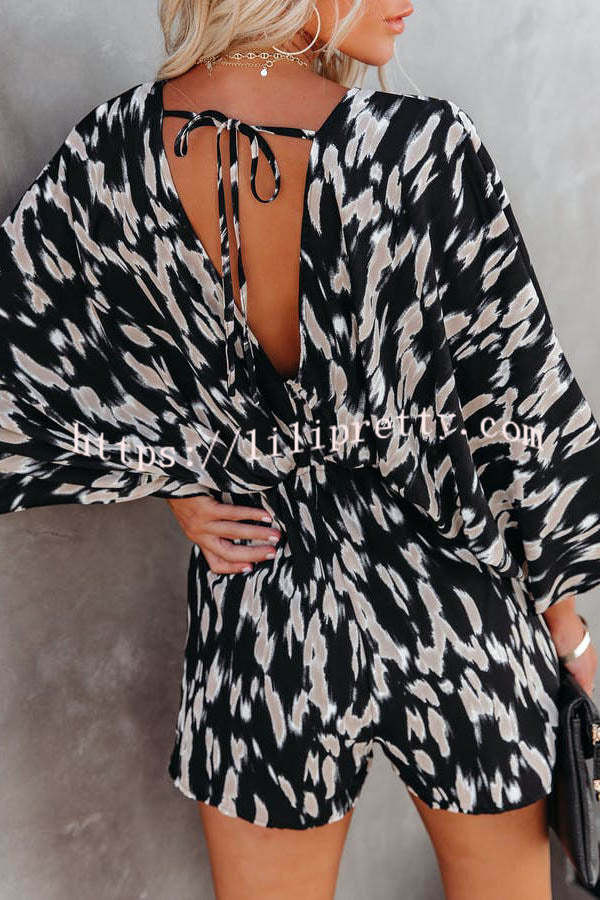 Antmvs On The Lookout Linden Printed Kimono Romper
