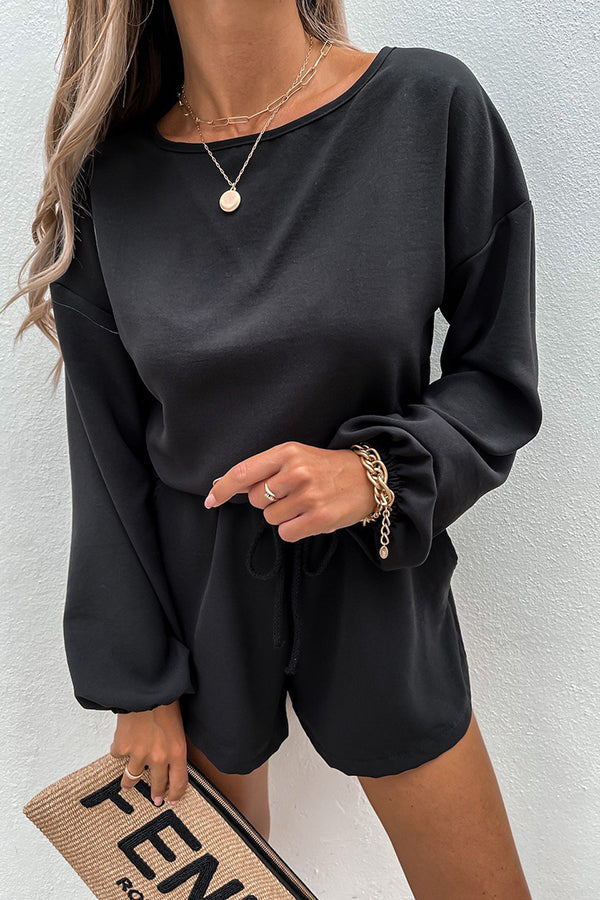 Antmvs Best on The West Pocketed High Rise Shorts Set